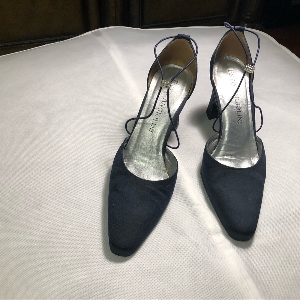 Enzo Angiolini Satin Pumps.